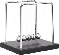 QLKUNLA Newtons Cradle Balance Balls Science Physics Gadget Desktop Decoration Kinetic Motion Toy fo