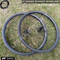 Straight pull Carbon MTB Wheelset 29er Tubeless Ratchet System DT 240EXP UCI Approved Thru Axle / Boost Mountain Bike Wheels