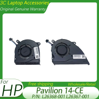 New Genuine Laptop CPU Cooling Fan For HP Pavilion 14-CE Series Integrated/Discrete Versions L26368-001 L26367-001