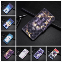 3D Painted Leather Case For Huawei P20 30 40 Lite P Smart Y6 2019 Y5P Y6P Y7P Honor 9A 9S 9C 10X Lite Flip Wallet Protect Cover