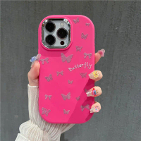 Kupu-kupu soft case iphone seri Berlaku untuk iphone 11 12 13 14 15 pro max softcase casing Cocok ip