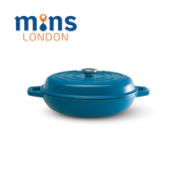 Mins London 琺瑯鑄鐵鍋淺鍋30cm MSE2030 炒鍋 平底鍋 燉鍋（電磁爐 IH爐可用）