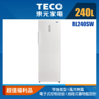 TECO 東元 福利品★240公升窄身美型直立式冷凍櫃(RL240SW)