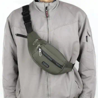 Casual Outdoor Sports Cellphone Pouch Chest Pack Sling Bag Bum Belt Bag Waist Bag