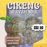 Cireng Mini Mercon Isi Ayam Suwir Premium /Daging Ayam isi 10 pcs Cireng small dan keju
