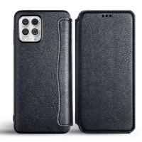 Leather Case For Motorola Edge S Coque Business style Simple No Magnet Flip Cover With Card Slot For Motorola Edge S Case Funda