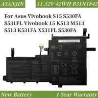 B31N1842 11.52V 42WH Battery For Asus Vivobook S15 S530FA S531FL Vivobook 15 K513 M513 S513 K531FA X531FL S530FA