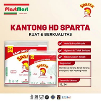 Kantong Plastik Kresek Sparta Putih 15 x 30 cm