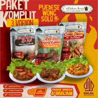 Paket Komplit 3 Varian - Rica Rica Daging Kambing Oseng Mercon Iga Sapi Ceker Tanpa Tulang Food Meat