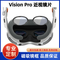 Vision Pro VR近視眼鏡鏡片磁吸鏡框散光定製非球面防藍光-樂購