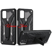 CASE HP UNTUK SAMSUNG M31 CASING STANDING BACK KLIP HARDCASE ROBOT NEW COVER black blue Handphone Re