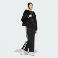 adidas 愛迪達 外套 女款 連帽外套 毛毛外套 亞規 新年 NEW FUR JKT 黑 IX4226
