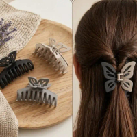 jepit rambut kupu-kupu | jedai motif kupu-kupu cantik jepit rambut cengkram lebar jedai kupu aesthte
