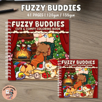FUZZY BUDDIES Coloring Books 41pages