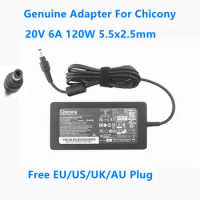 Genuine 20.0V 6.0A 120.0W 120W 5.5x2.5mm Chicony A17-120P2A A120A057Q Power Supply AC Adapter For Intel NUC Laptop Charger