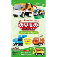 全套6款【日本正版】車輛收藏集16 盒玩 迴力車 玩具車 動物車 蜜蜂車 F-toys 607680