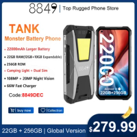Unihertz Tank 3 by 8849 Rugged Smartphone 32GB 512GB 23800mAh 120W