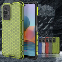 Shockproof Case for Xiaomi Redmi Note 10 Pro Cover Redmi Note 10 Pro Transparent Honeycomb Clear Cover Redmi Note 10 Pro Fundas