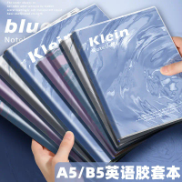 A4 thickened plastic cover notebook, English notebook, B5 thick notebook, anti-freeze plastic cover 