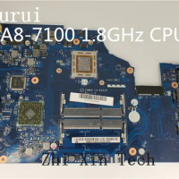yourui Z5WAK LA-B222P NBMLD11001 mainboard For Acer Aspire E5-551 Laptop Motherboard A8-7100 1.8GHz Test work 100% original