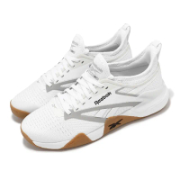 【REEBOK】訓練鞋 Nano Court 女鞋 白 棕 膠底 回彈 多功能 運動鞋(100201564)