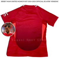 Jersey Baju Bola Emyu Man Unit3d Player Issue PI Pemain Home Kit Kandang 2022 2023 Logo Plat Man Una