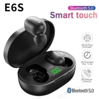 E6S Wireless Bluetooth Earphones Wireless Headphones TWS Headset Noise Cancelling Earbuds with Microphone Headphones for Xiaomi