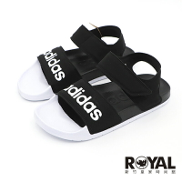 【全館滿額折】 Adidas ADILETTE SANDAL 黑白 輕便 套腳 涼鞋 男女款 NO.H3692【 F35416】