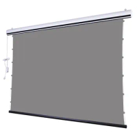 MIVISION 16:9 ALR Motorized Tab Tension Screen for Long Throw Projector