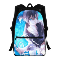 FORUDESIGNS Anime Print Backpacks Junior High School Students Oragami Aragoto Yato Schoolbags Leisure Waterproof Bookbags