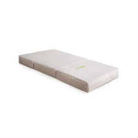 【潮傢俬】二代目日式三折獨立筒彈簧床墊-15cm(單人幅80cm灰)