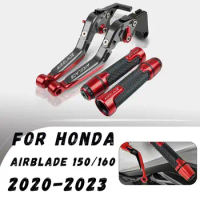 For Honda Airblade 150/160 2020-2023 Folding Brake Clutch Lever Handbrake Handlebar Grip Handle Hand