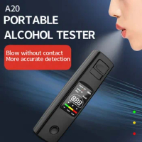 New Alcohol Tester Professional High Sensitivity Breathalyzer Non-Contact Alcoholometer Type-C Charging Portable Breathalyzer