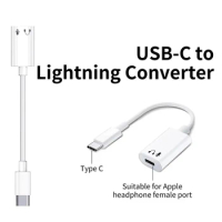 For Apple iPhone 15 USB-C to Lightning Converter