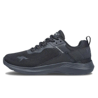 【KangaROOS】美國袋鼠鞋 女 FLOAT WR 防潑水輕量跑鞋/運動/穿搭/生活 黑(KW41910)