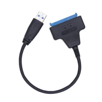 SATA to USB 3.0 Adapter USB3.0 SATA3 Cable 6Gbps Support 2.5inch External HDD SSD Hard Drive 22Pin SATA III to USB3.0 Data Cable