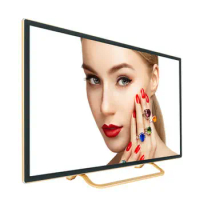 Ultra slim LED television TV 50 60'' inch Smart TV Android system Television with tempered glass