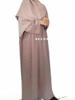 New Exclusive Casual abaya Hitam Polos Turkey abaya Aisyah Bahan Woolpeach Lembut Arab Muslim gamis 