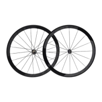 JKLapin-C6.0 700C Road Bike Wheelset Carbon Fiber Sealed Bearing Hub Wheel Set Flat Spoke 40mm V Brake Bicycle Rim