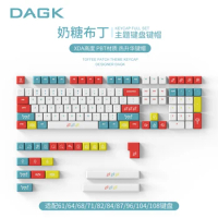 1 Set Toffee Patch Theme XDA Keycaps PBT Key-Cap Cherry Profile For Mechanical Keyboard For GK61 GH6