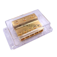 Applicable to Car audio amplifier power cable splitter, three inputs and five outputs, ground wire b
