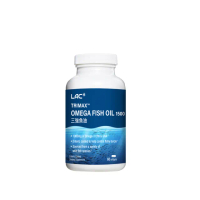 【LAC 利維喜】三強頂級魚油膠囊x1入組(共60顆/高濃度魚油/Omega-3高濃度85%)