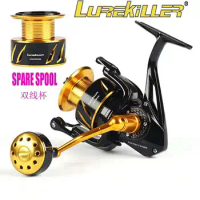 Lurekiller Saltist CW3000- CW10000 Spinning Jigging Reel Spinning reel Double spools 10BB Alloy reel 35kgs drag power