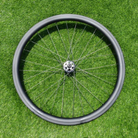 Disc Brake Clincher Wheelset 38mm Full Carbon 700C Road Cyclocross Bike Wheelset for Disc Brake Front QR / Rear QR 135mm
