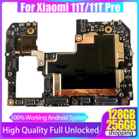 Global Firmware Mainboard Plate For Xiaomi 11t Mi11t M11t Mi 11t Pro Full Chips Main Circuits Boards