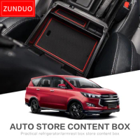 Armrest Box Storage for Toyota Innova AN140 2015 ~ 2019 140 2016 ~ 2018 Kijang Innova Car Box Organizer Accessories