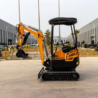 China 2023 New Product 1ton 1.2 ton 1.5ton 1.8 ton 2.0 ton Crawler Digger Excavator