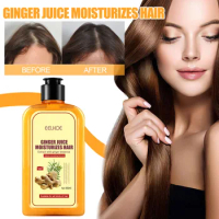 100ml Professional Hair Ginger Shampoo Hair Regrowth Dense Fast Thicker Hair Growth Shampoo Anti Hair Loss Product