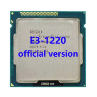 E3-1220 3.1Ghz/3.4Ghz 4-Cores 8mb Caches 80W LGA1155 5GT/s 4-Threads Quad Core Xeon CPU Processor For B75 H61 Motherboard