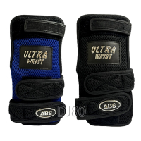 DJ80嚴選 日本ABS Ultra Wrist 保齡球專用舒適厚綿長版鐵片護腕(右手專用L號2色供選)